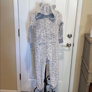 More Than Magic Gray Leopard Kids One Piece